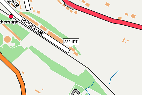 S32 1DT map - OS OpenMap – Local (Ordnance Survey)