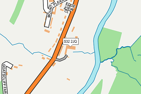 S32 2JQ map - OS OpenMap – Local (Ordnance Survey)