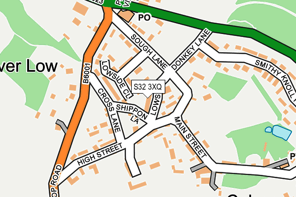 S32 3XQ map - OS OpenMap – Local (Ordnance Survey)
