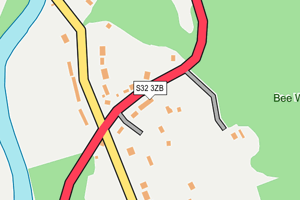 S32 3ZB map - OS OpenMap – Local (Ordnance Survey)