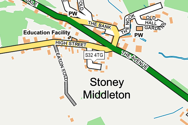 S32 4TG map - OS OpenMap – Local (Ordnance Survey)