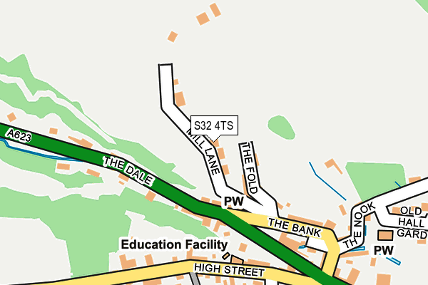 S32 4TS map - OS OpenMap – Local (Ordnance Survey)