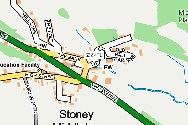 S32 4TU map - OS OpenMap – Local (Ordnance Survey)