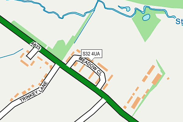 S32 4UA map - OS OpenMap – Local (Ordnance Survey)