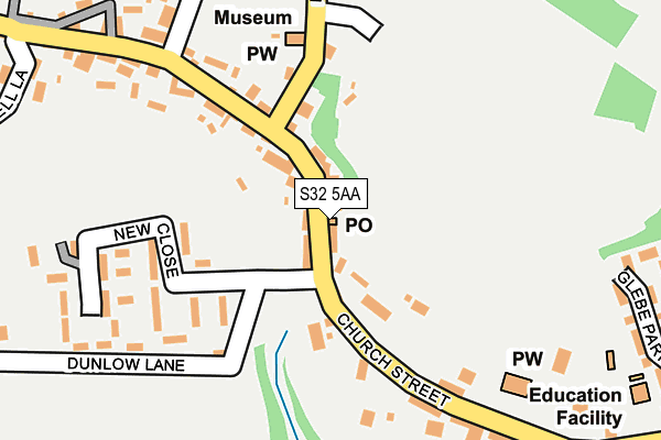 S32 5AA map - OS OpenMap – Local (Ordnance Survey)