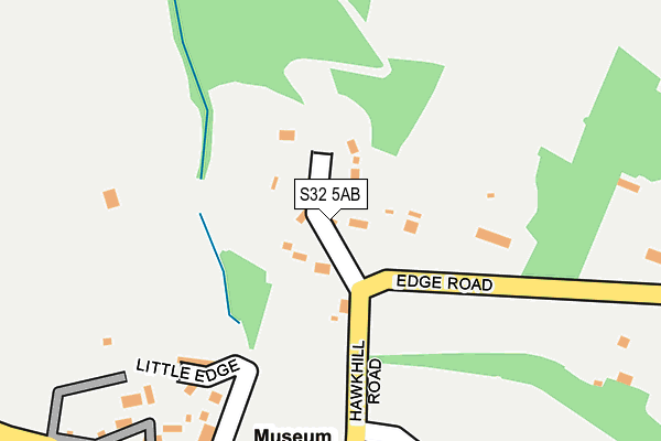 S32 5AB map - OS OpenMap – Local (Ordnance Survey)