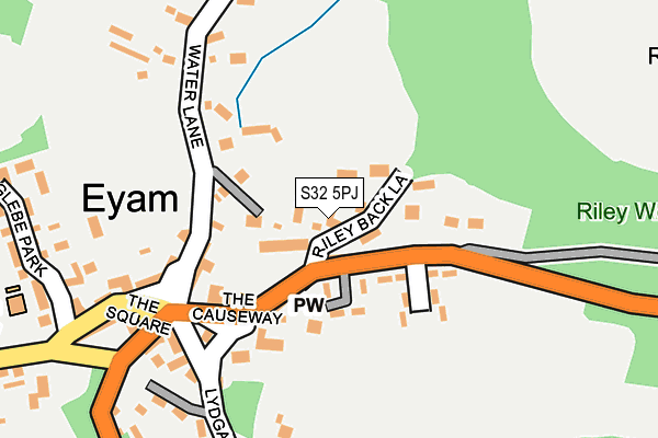 S32 5PJ map - OS OpenMap – Local (Ordnance Survey)