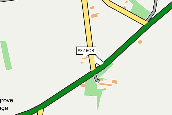 S32 5QB map - OS OpenMap – Local (Ordnance Survey)