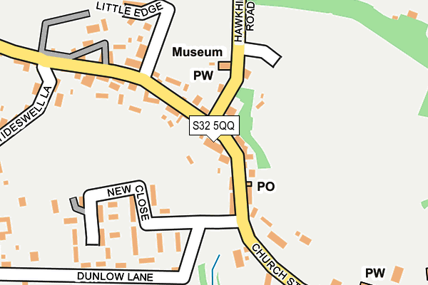 S32 5QQ map - OS OpenMap – Local (Ordnance Survey)