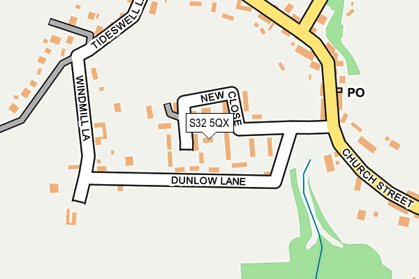 S32 5QX map - OS OpenMap – Local (Ordnance Survey)