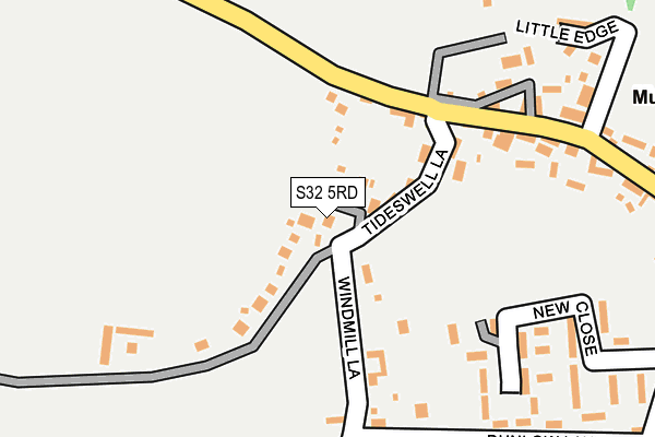 S32 5RD map - OS OpenMap – Local (Ordnance Survey)