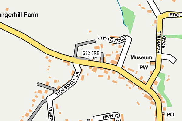 S32 5RE map - OS OpenMap – Local (Ordnance Survey)
