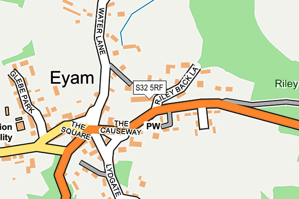 S32 5RF map - OS OpenMap – Local (Ordnance Survey)