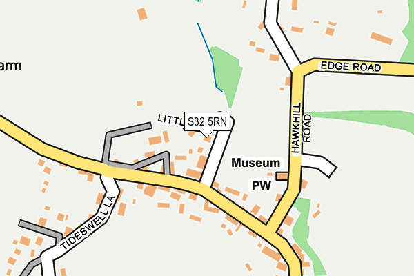 S32 5RN map - OS OpenMap – Local (Ordnance Survey)