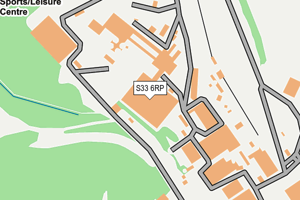 S33 6RP map - OS OpenMap – Local (Ordnance Survey)