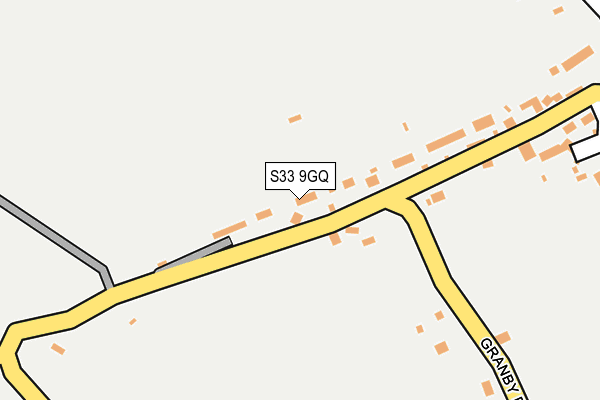 S33 9GQ map - OS OpenMap – Local (Ordnance Survey)