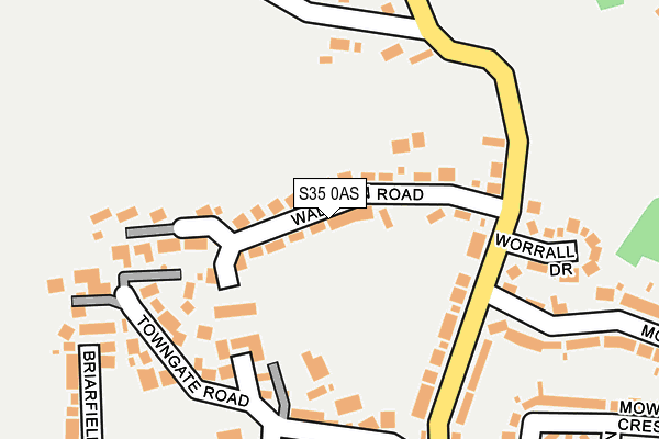 S35 0AS map - OS OpenMap – Local (Ordnance Survey)