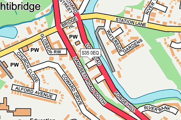 S35 0EQ map - OS OpenMap – Local (Ordnance Survey)