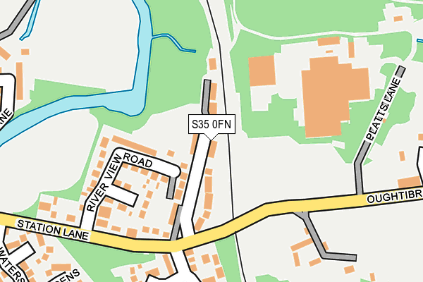 S35 0FN map - OS OpenMap – Local (Ordnance Survey)