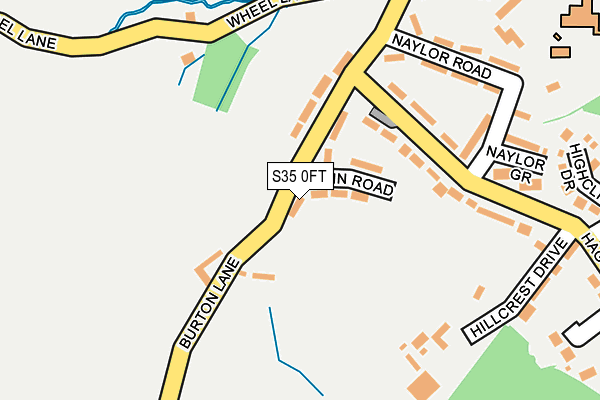 S35 0FT map - OS OpenMap – Local (Ordnance Survey)