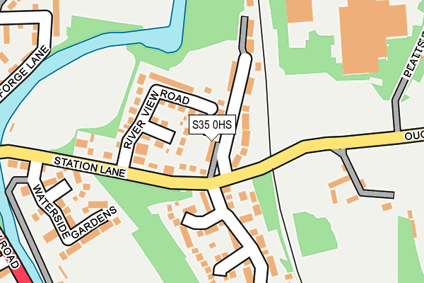 S35 0HS map - OS OpenMap – Local (Ordnance Survey)