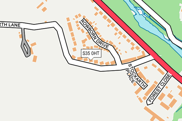 S35 0HT map - OS OpenMap – Local (Ordnance Survey)