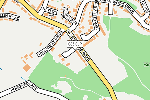S35 0LP map - OS OpenMap – Local (Ordnance Survey)