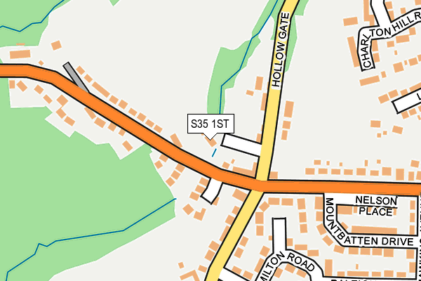 S35 1ST map - OS OpenMap – Local (Ordnance Survey)