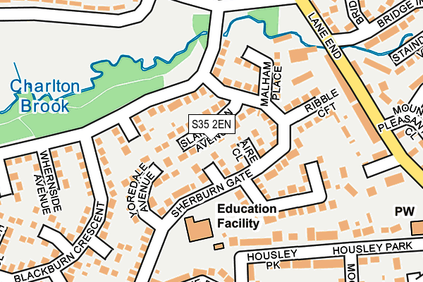 S35 2EN map - OS OpenMap – Local (Ordnance Survey)