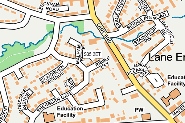 S35 2ET map - OS OpenMap – Local (Ordnance Survey)