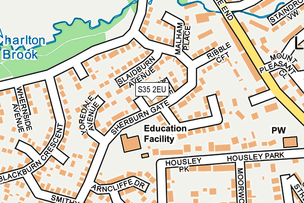 S35 2EU map - OS OpenMap – Local (Ordnance Survey)