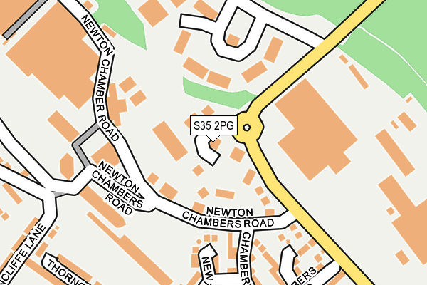 S35 2PG map - OS OpenMap – Local (Ordnance Survey)