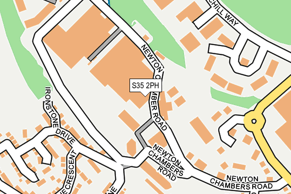 S35 2PH map - OS OpenMap – Local (Ordnance Survey)