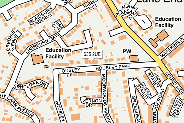 S35 2UE map - OS OpenMap – Local (Ordnance Survey)