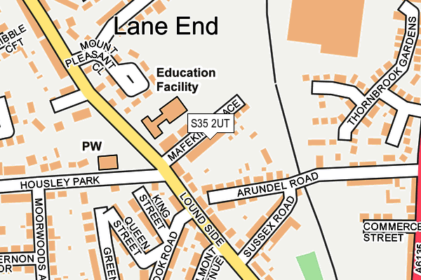 S35 2UT map - OS OpenMap – Local (Ordnance Survey)