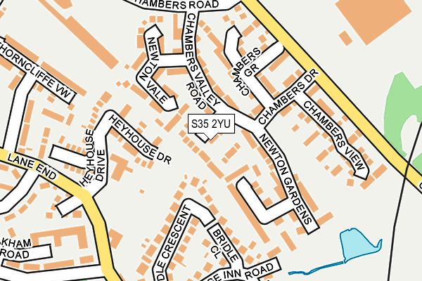 S35 2YU map - OS OpenMap – Local (Ordnance Survey)