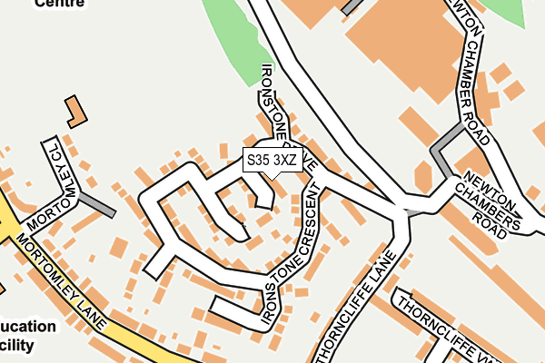 S35 3XZ map - OS OpenMap – Local (Ordnance Survey)