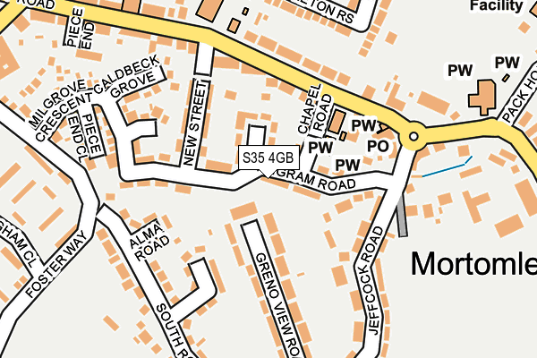 S35 4GB map - OS OpenMap – Local (Ordnance Survey)