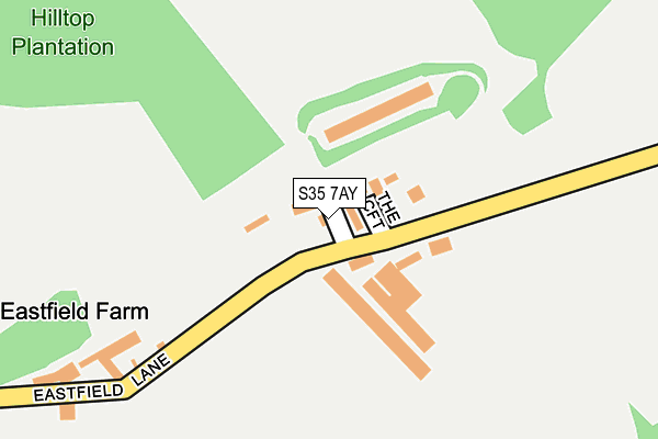 S35 7AY map - OS OpenMap – Local (Ordnance Survey)