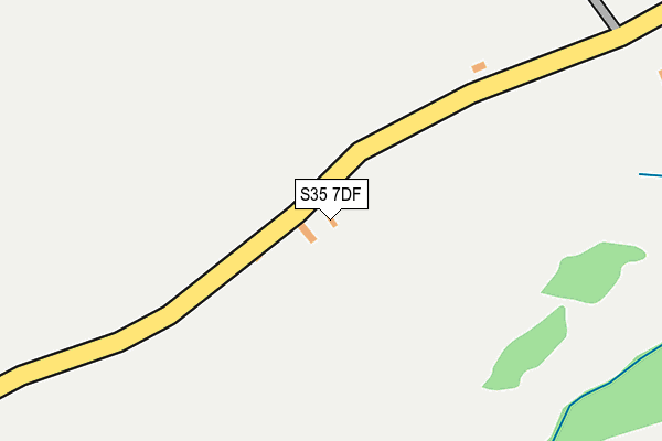 S35 7DF map - OS OpenMap – Local (Ordnance Survey)