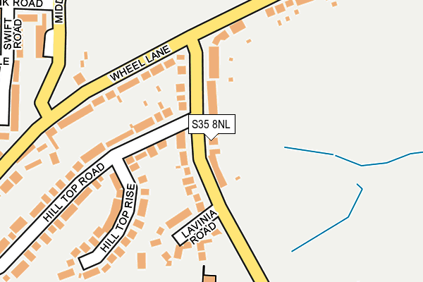 S35 8NL map - OS OpenMap – Local (Ordnance Survey)