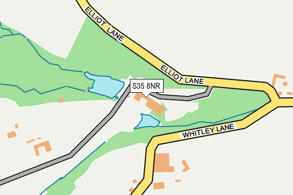 S35 8NR map - OS OpenMap – Local (Ordnance Survey)