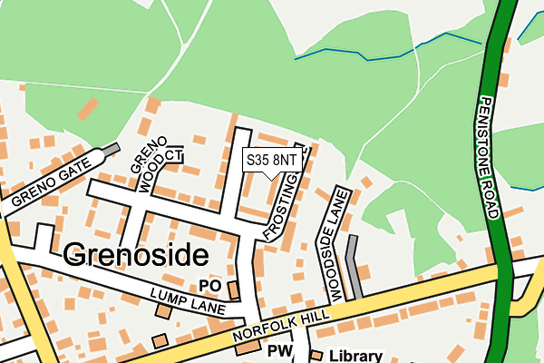 S35 8NT map - OS OpenMap – Local (Ordnance Survey)