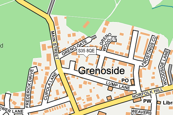 S35 8QE map - OS OpenMap – Local (Ordnance Survey)