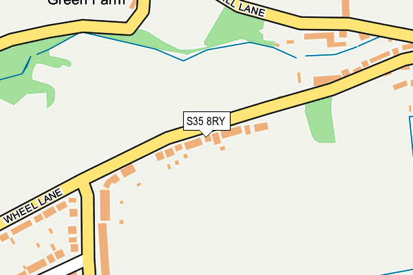 S35 8RY map - OS OpenMap – Local (Ordnance Survey)