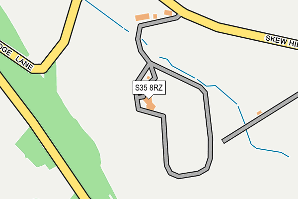 S35 8RZ map - OS OpenMap – Local (Ordnance Survey)