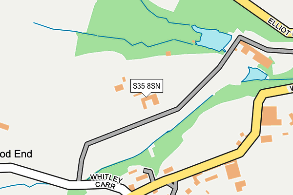 S35 8SN map - OS OpenMap – Local (Ordnance Survey)