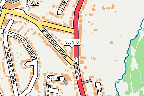 S35 9TU map - OS OpenMap – Local (Ordnance Survey)