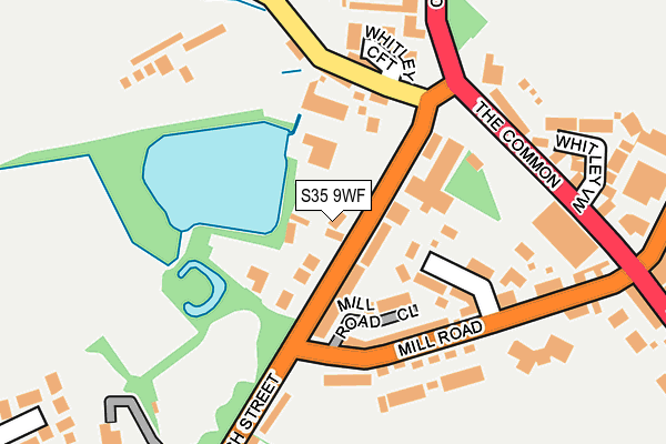 S35 9WF map - OS OpenMap – Local (Ordnance Survey)