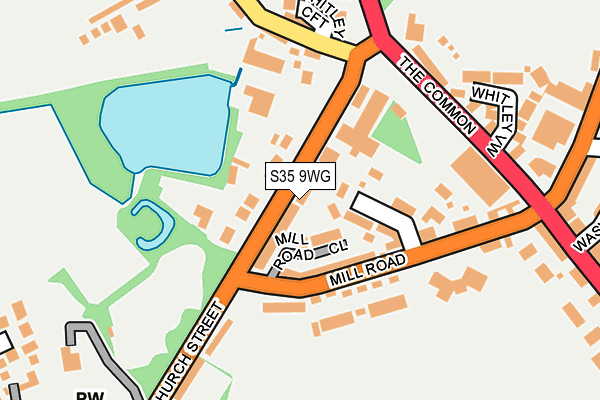S35 9WG map - OS OpenMap – Local (Ordnance Survey)